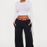 Pantalón Miami Heat Free Throw Wide Leg - Negro