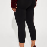 Mallas Daniella Pintuck Ponte Capri - Negro