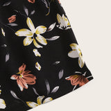 VCAY Top de hombros descubiertos con estampado floral con shorts