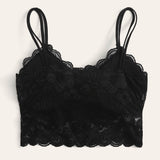 Sujetador Bralette De Encaje Floral