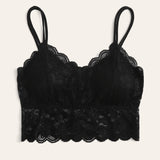 Sujetador Bralette De Encaje Floral