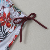 Swim Vcay Banador bikini bajo hanky floral tropical