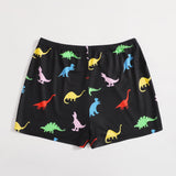 EZwear Shorts con estampado de dinosaurio