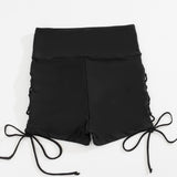 Swim Basics Shorts bikini con cordon lateral