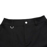 EZwear Shorts viscosa de pierna recta