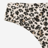 Swim Curve Bottom de bikini de leopardo