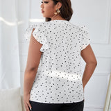 Blusa con estampado de corazon