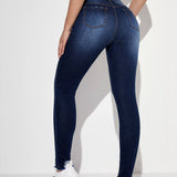 Essnce Jeans ajustados desgarro