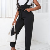 Slayr Belted Suspender Jumpsuit Without Tee