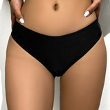 Swim Bragas bikini simple con pantalones cover up ribete con fruncido