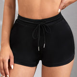 EZwear Shorts bajo con abertura de cintura con cordon