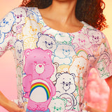 X Care Bears Conjunto de pijama con estampado de oso de dibujos animados