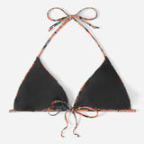Swim BohoFeel Top bikini triangulo con estampado de paisley halter