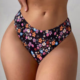 Swim Bragas bikini con estampado floral