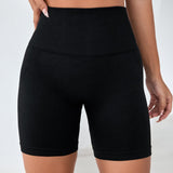 Yoga Basic Shorts deportivos de moldeador cadera de cintura ancha