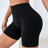 Yoga Basic Shorts deportivos de moldeador cadera de cintura ancha