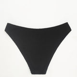 Swim Basics Bottom de bikini unicolor con textura