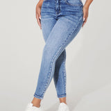 PETITE Jeans ajustados unicolor