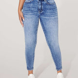 PETITE Jeans ajustados unicolor