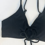 Swim Top bikini de canale con nudo delantero