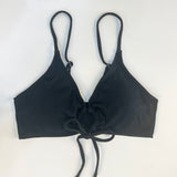 Swim Top bikini de canale con nudo delantero