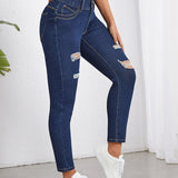 Unity Jeans ajustados desgarro