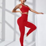 Yoga Sxy 2 piezas Traje deportivo conjunto de yoga con estiramiento alto inconsutil Cami con tira cruzada Leggings push up con control de barriga y gluteos