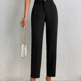 Tall Pantalones de talle alto con costura