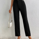 Tall Pantalones de talle alto con costura