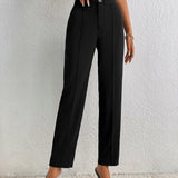 Tall Pantalones de talle alto con costura