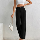 Tall Pantalones de talle alto con costura