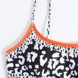 Swim Top bikini con estampado