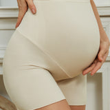 Underwear&Sleepwear Maternity Shorts de punto acanalado de talle alto para Maternidad