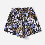 byemeliep Shorts Estampado Floral Con Cinturon