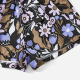 byemeliep Shorts Estampado Floral Con Cinturon
