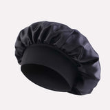 1 pieza Gorro de saten de ala ancha de 30cm de diametro para mujer/gorro de dormir estilo bonete para cabello, adecuado para uso diario, gorro de saten de seda