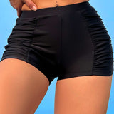 Swim Basics Shorts bikini fruncido lateral