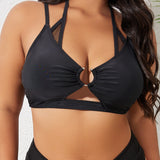 Swim Curve Top bikini halter vinculado con aro