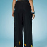 Warner Bros 100 Years X  Pantalones cargo con estampado de estrella