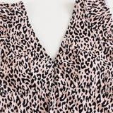 Swim Curve Top tankini con estampado de leopardo peplum