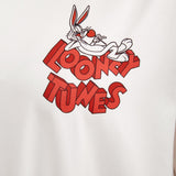 LOONEY TUNES X  Plus Cartoon & Slogan Graphic Drop Shoulder Oversize Tee