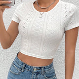 Camiseta con cordon trasero crop schiffy