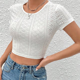 Camiseta con cordon trasero crop schiffy