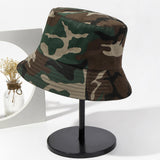 1 Pieza Gorro De Cubo Con Estampado Camuflaje Casual