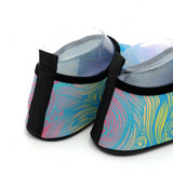 Deportivo zapatos acuáticos para con patrón de ombré sin cordones zapatillas de agua