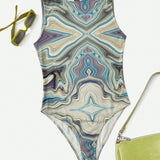 Prive Body tank con estampado de marmol