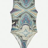 Prive Body tank con estampado de marmol