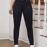 EZwear Jeans ajustados unicolor