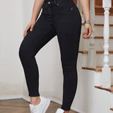 EZwear Jeans ajustados unicolor