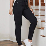 EZwear Jeans ajustados unicolor